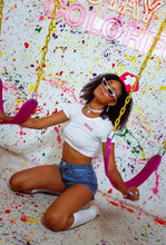 Load image into Gallery viewer, MARIJUANA NURSES</br>“OG” WHITE CROP TOP