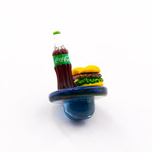 Load image into Gallery viewer, Marijuana Nurses&lt;/br&gt;“LUNCH DATE” CARB CAP (Blue &amp; Green)
