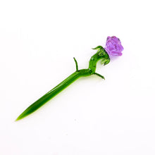 Load image into Gallery viewer, Marijuana Nurses&lt;/br&gt;“ENCHANTED ROSE” (PURPLE) DAB TOOL
